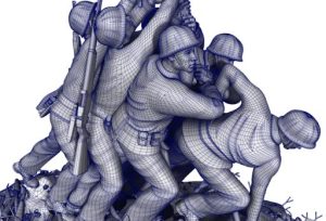 3D Modeling for a subsurface laser engraving project